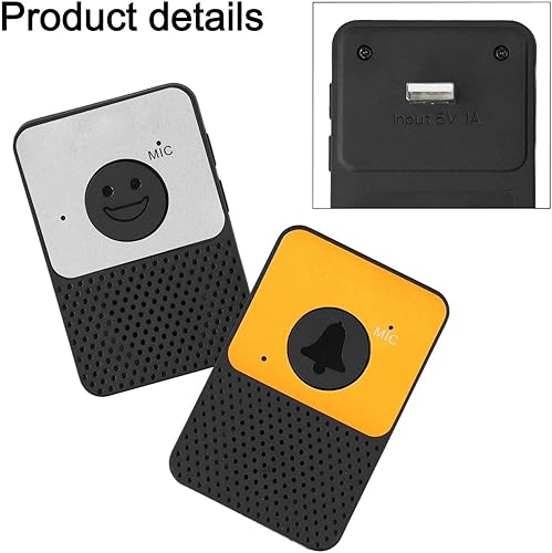 Miniatura 4 de Sistema de intercomunicación inalámbrico con comunicación manos libres a dúplex completo, 8 niveles de volumen, 4 tonos de llamada, alcance de 1000