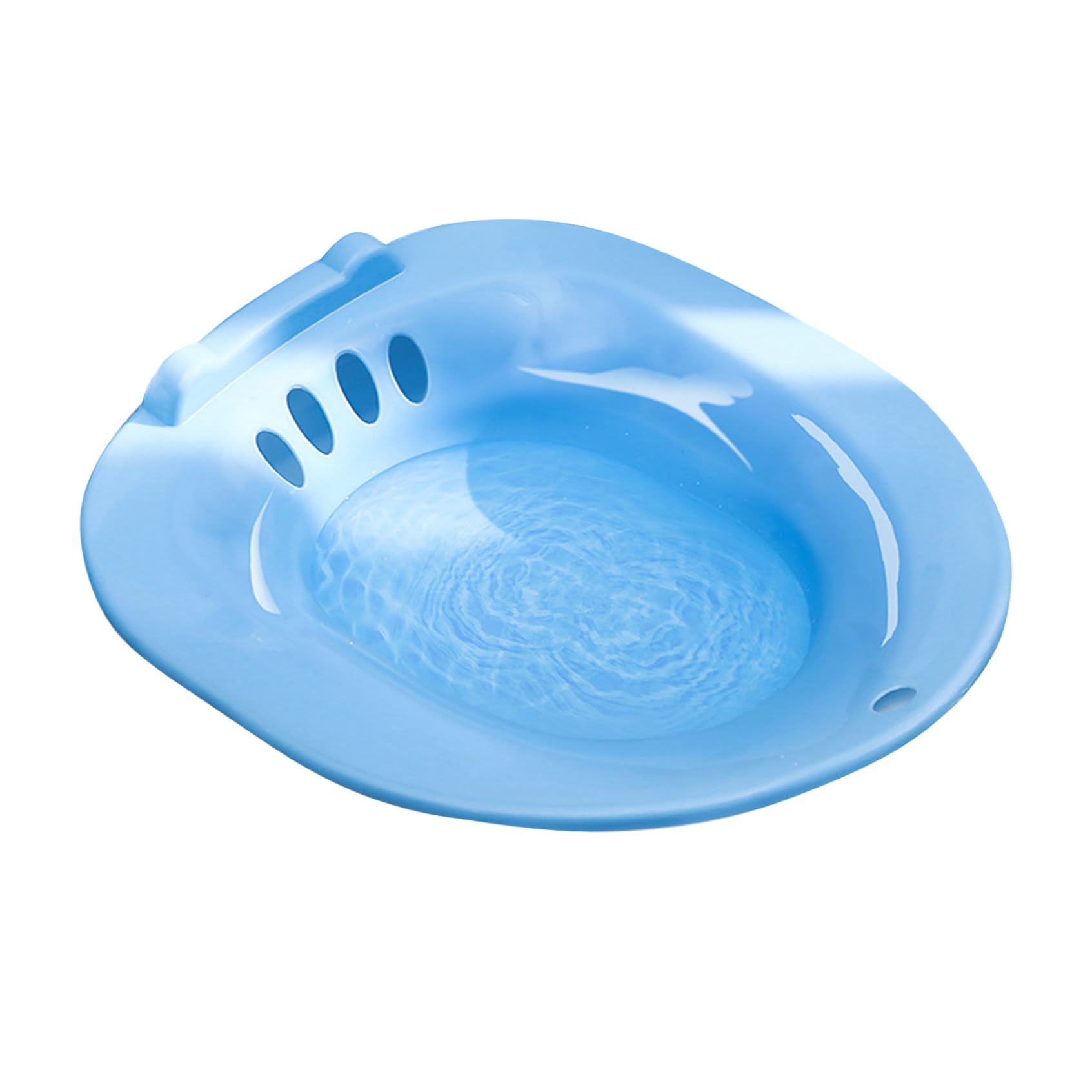 Bath pour les toilettes, siège portable pour les hémorroïdes, salle de bain post-partum, bains de siège, bidet (bleu)