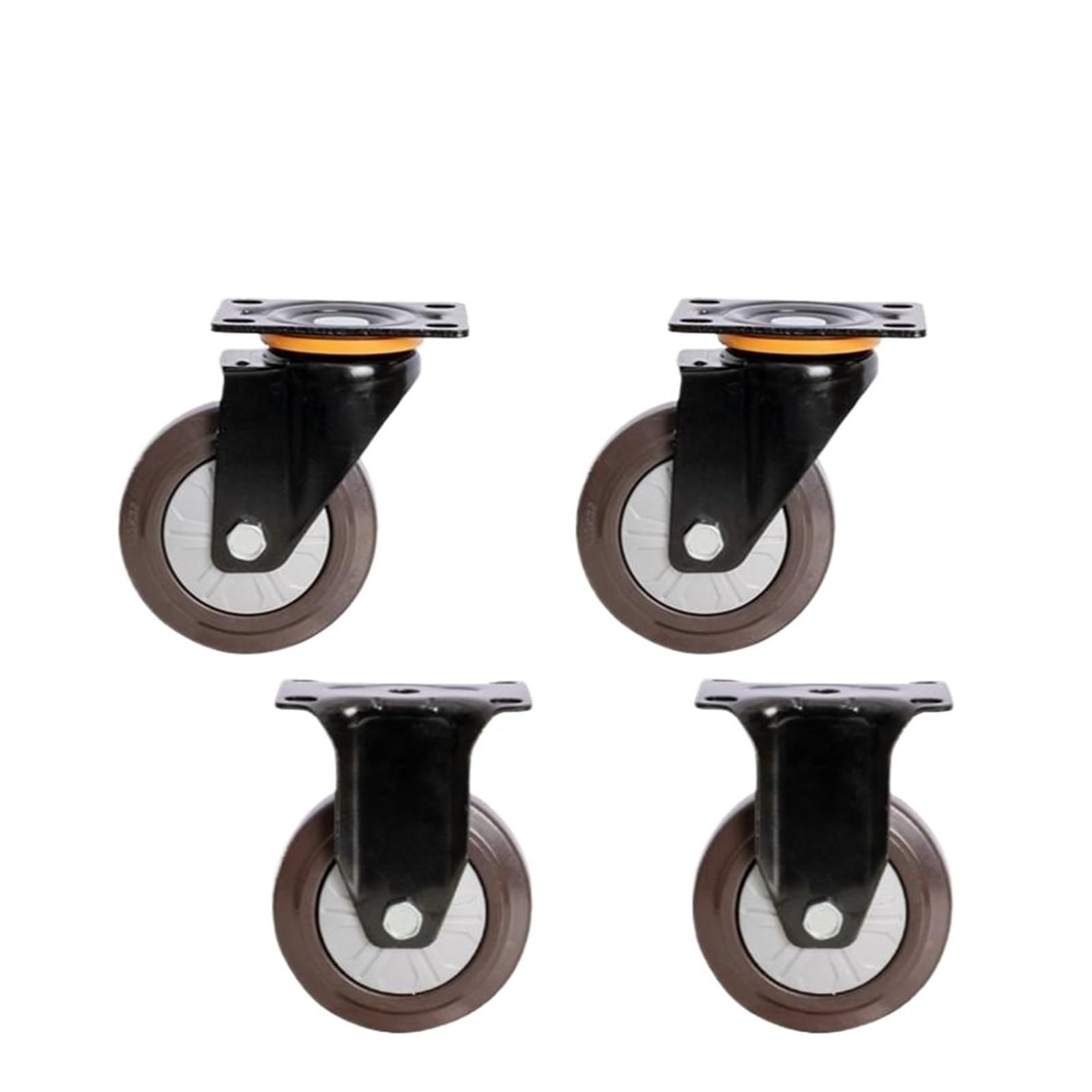 Roulettes universelles plates de 4 pouces pour déplacer vos meubles