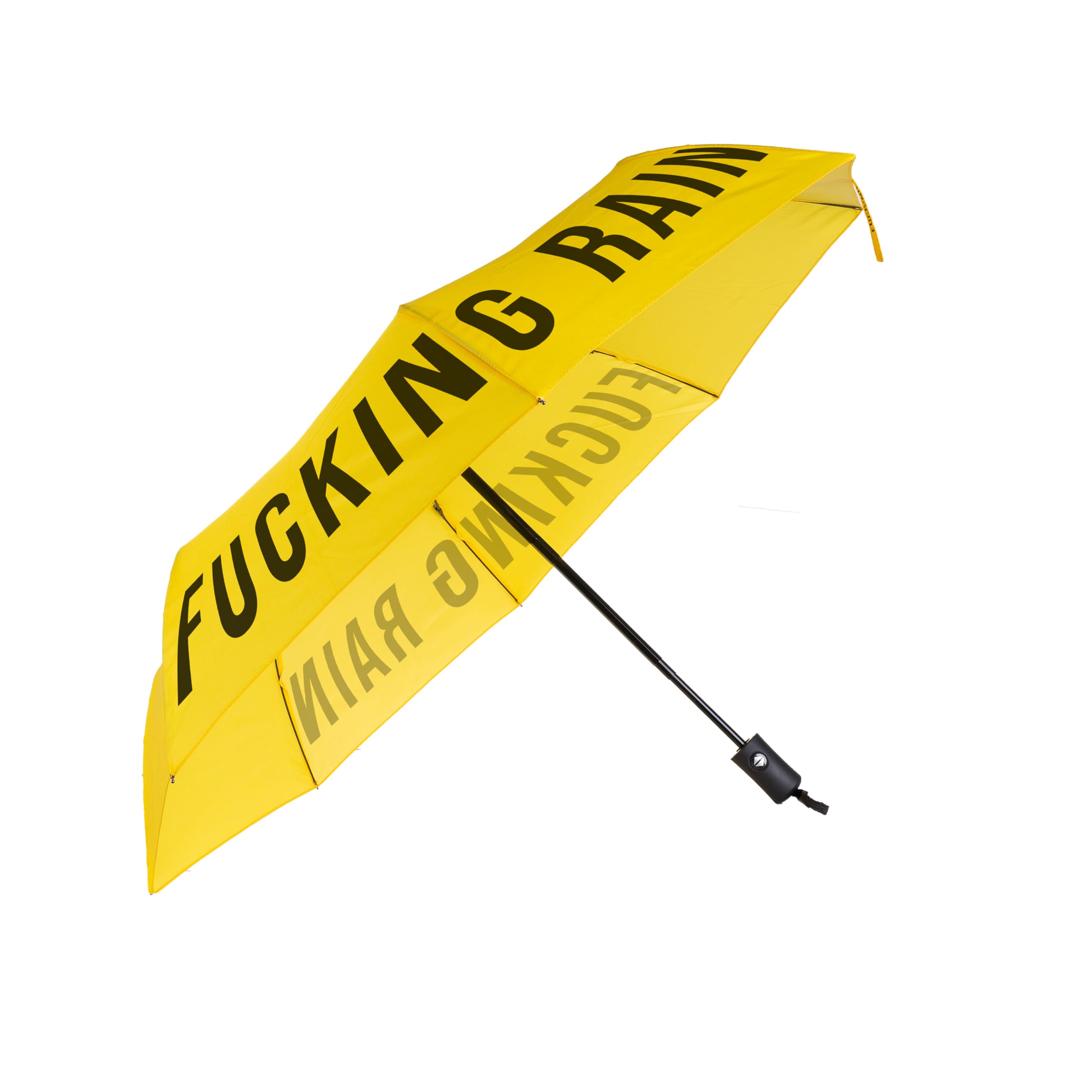 Fisura - Original F*cking Rain Windproof Travel Umbrella for Rain. Easy Auto Open Compact Durable Folding Umbrella, Waterproof Canopy Portable Umbrella for Gift