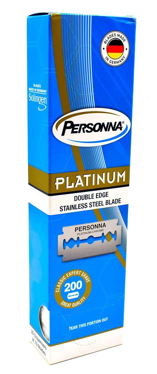 200 Personna Platinum Rasierklingen, doppelseitig