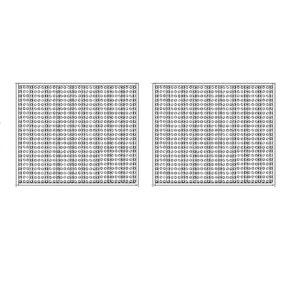 RAParts AL67554 Two (2) New Side Screens Fits John Deere Tractor 2355 2555 275...