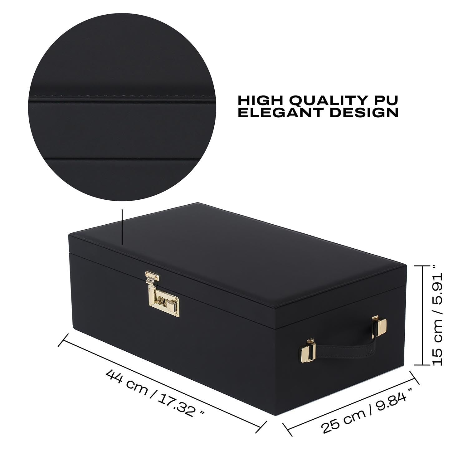 Coffret de rangement de prestige - mallette sextoy - rangement intime - coffret sécurisé - boîte discrète - rangement Dorcel