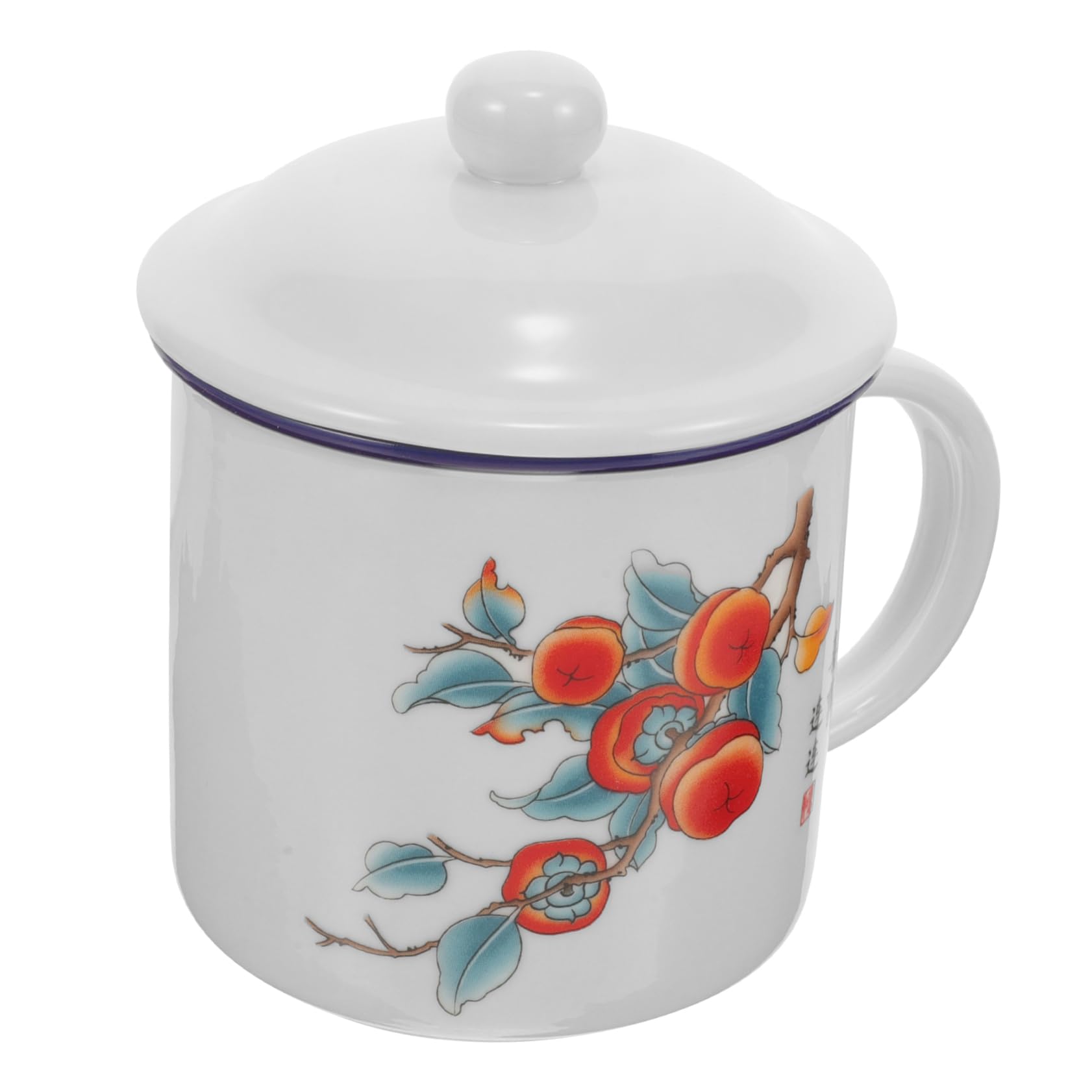 2stücke Vintage Emaille Tasse Multifunktionale Kaffeetasse Für Outdoor-aktivitäten Langlebig Und Für Kaffee Tee Wasser Und