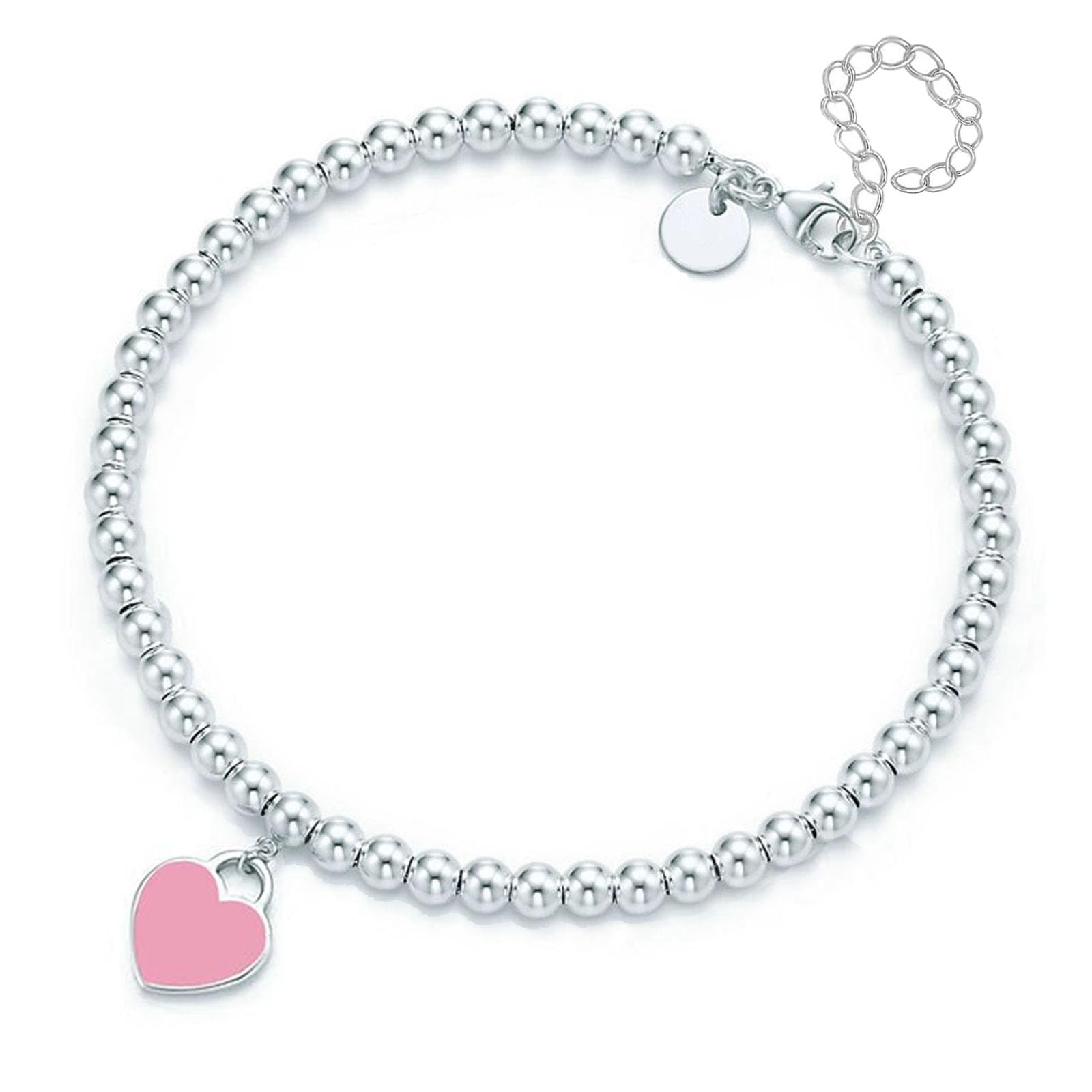 Women Bracelets Link Bracelets Heart Bracelet for Couples, Best Friend, Gifts for Mom Boyfriend Friendship Jewelry