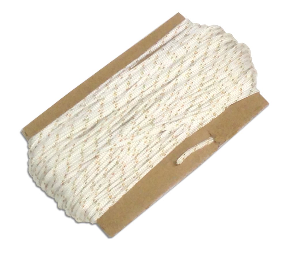 5col Type IA 100' Parachute Paracord in White - MIL-C-5040h & PIA-C-5040