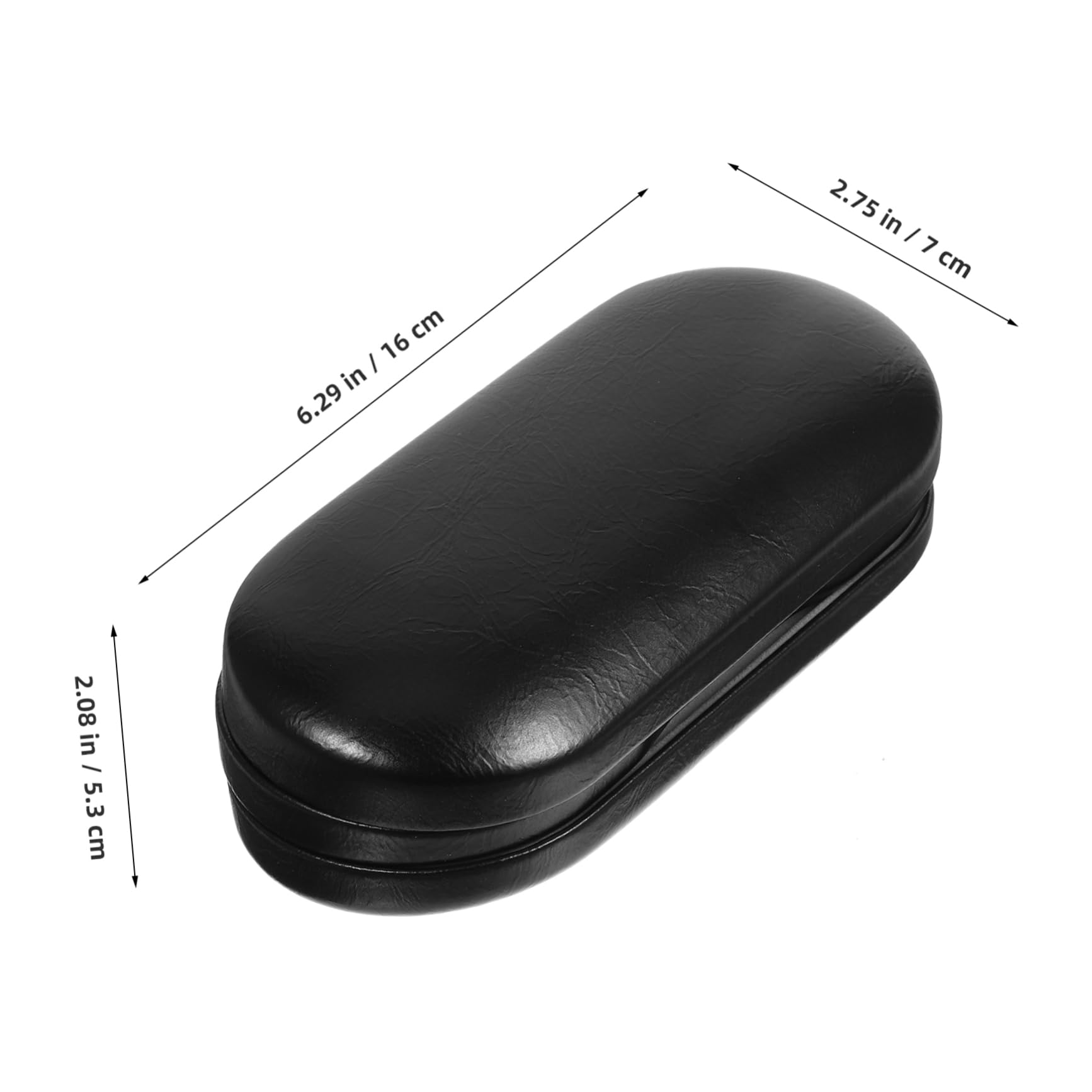 Caja de Lentes de Contacto Doble para Viaje, PU Negro Portátil | Organizador Compacto, Diseño para Guardar Lentillas, Material de Cuero Pu y Plástico, Ligero, para Bolso