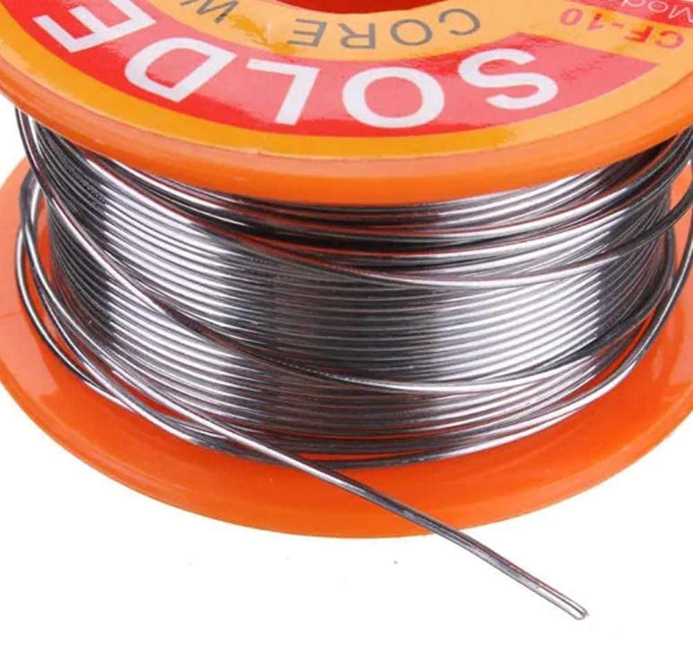 Filo per saldatura con nucleo in colofonia 63/37, 0,8mm, 50g, 2,0% di flusso set di fili per saldatura per il fai da te elettronico (confezione da 4)