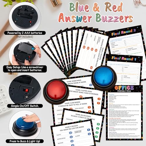 Office Friendly Feud Juego de Mesa con Buzzers para Oficina miniatura 3