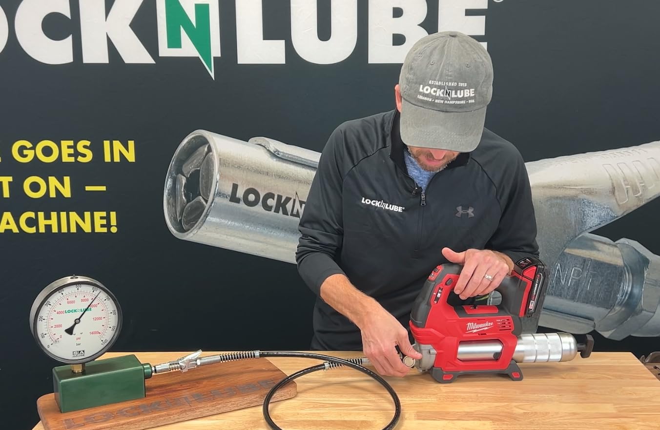 Milwaukee Grease Gun M18 Grease Gun, High-Efficiency Electric