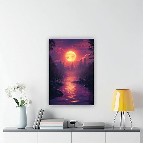 Miniatura 6 de Abstract Vaporwave Synthwave Print  Neon Digital Dreamscape Poster  Modern Retro Wall Decor for Youth Rooms Canvas Poster Bedroom Decor Sports