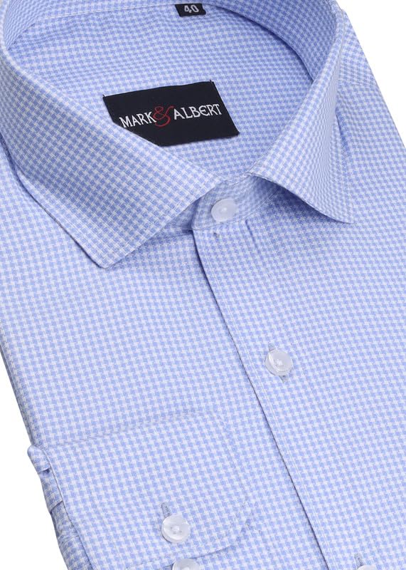Image of Mark & Albert Men's Digital Print Full Sleeves Regular Fit Shirt