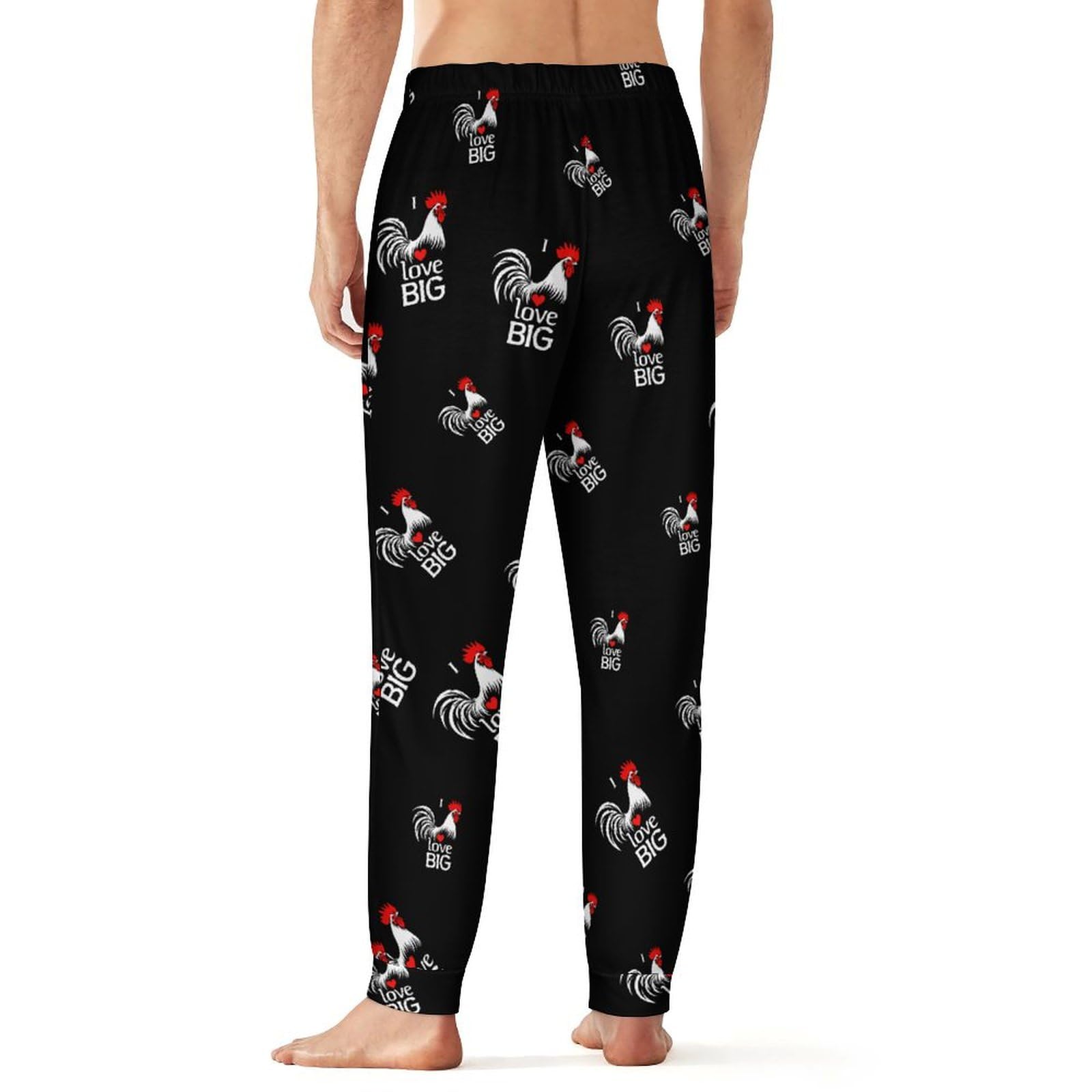I Love Big Cock Men's Pajama Pant Soft Printed Straight-Fit Jogger