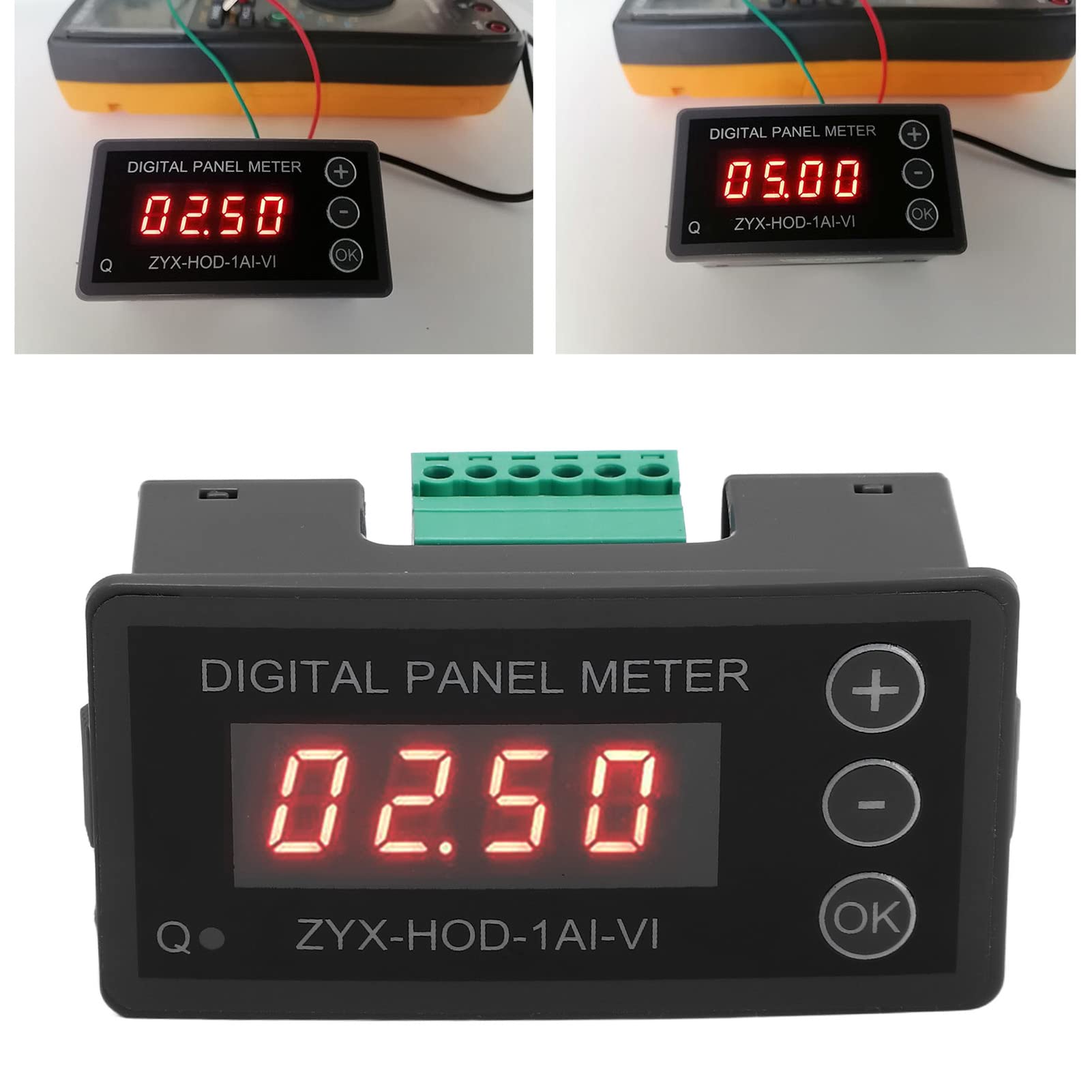 LED Test Messgerät Analog Signal Generator 0-20mA 0-10V Digitalanzeige Einstellbares Spannungsstrom Panel Modul