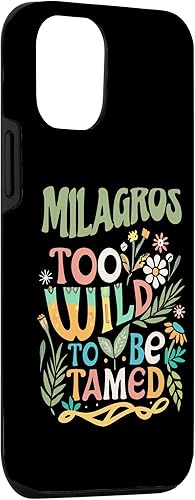 Miniatura 6 de iPhone 14 Pro Max MILAGROS Name Cute Retro Girls Wildflower MILAGROS Name Case