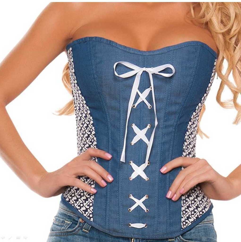 Women's Denim Corset
