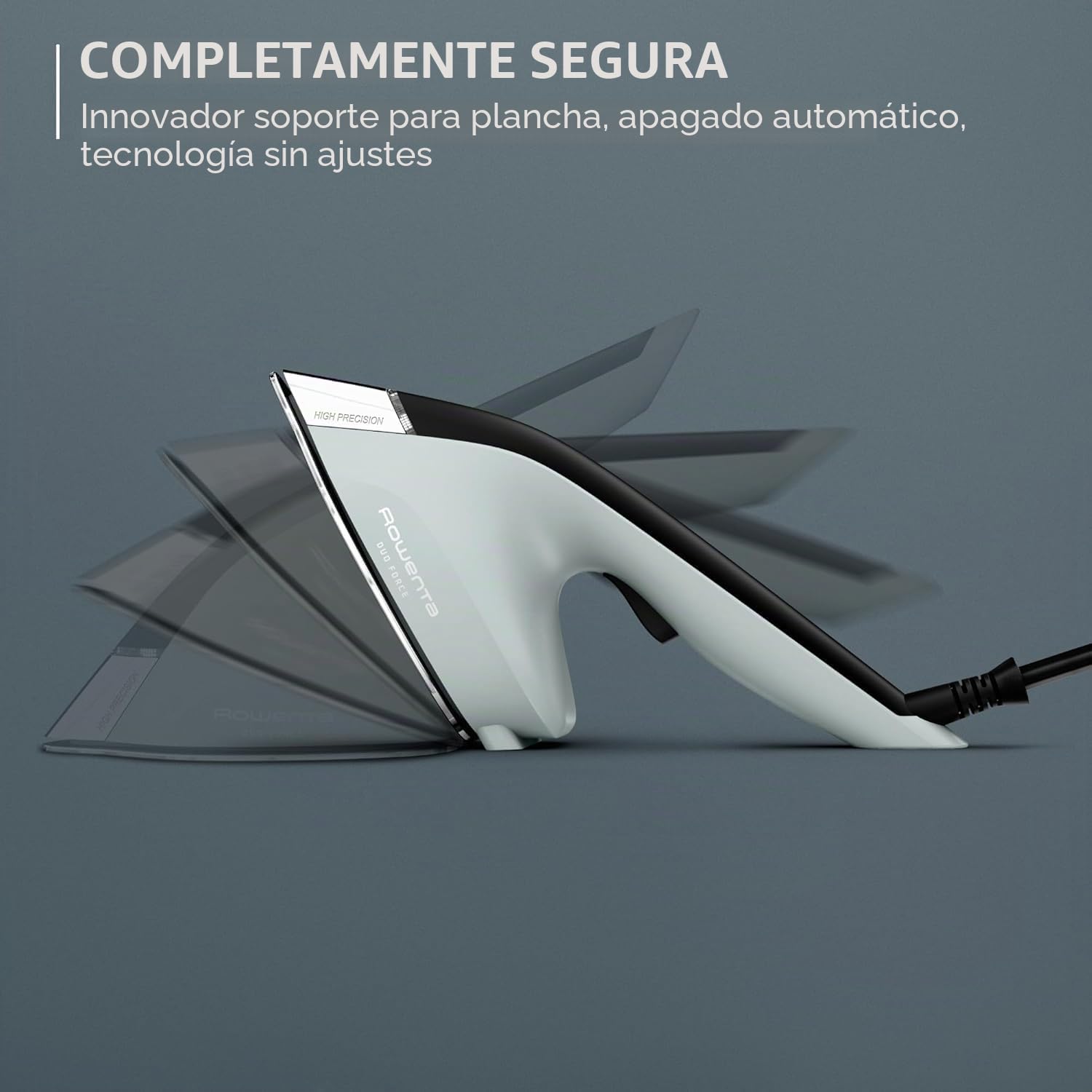 Rowenta Duo Force, plancha de vapor 2 en 1 y Vaporizador de ropa, Versátil y Cuidado de la ropa, JR4030U1 | 0 unidades
