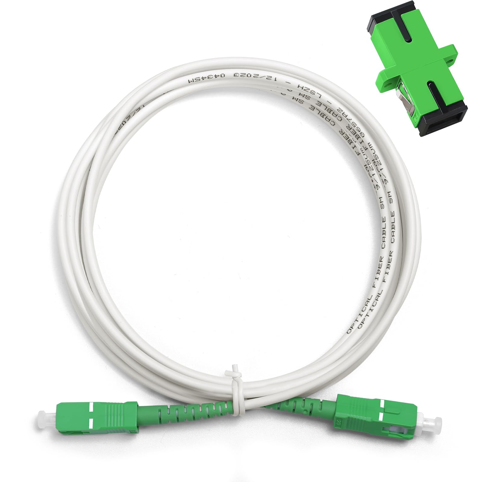 Elfcam - Cavo Fibra Ottica SC/APC Per SC/APC Simplex Monomodale 9 - Foto 10