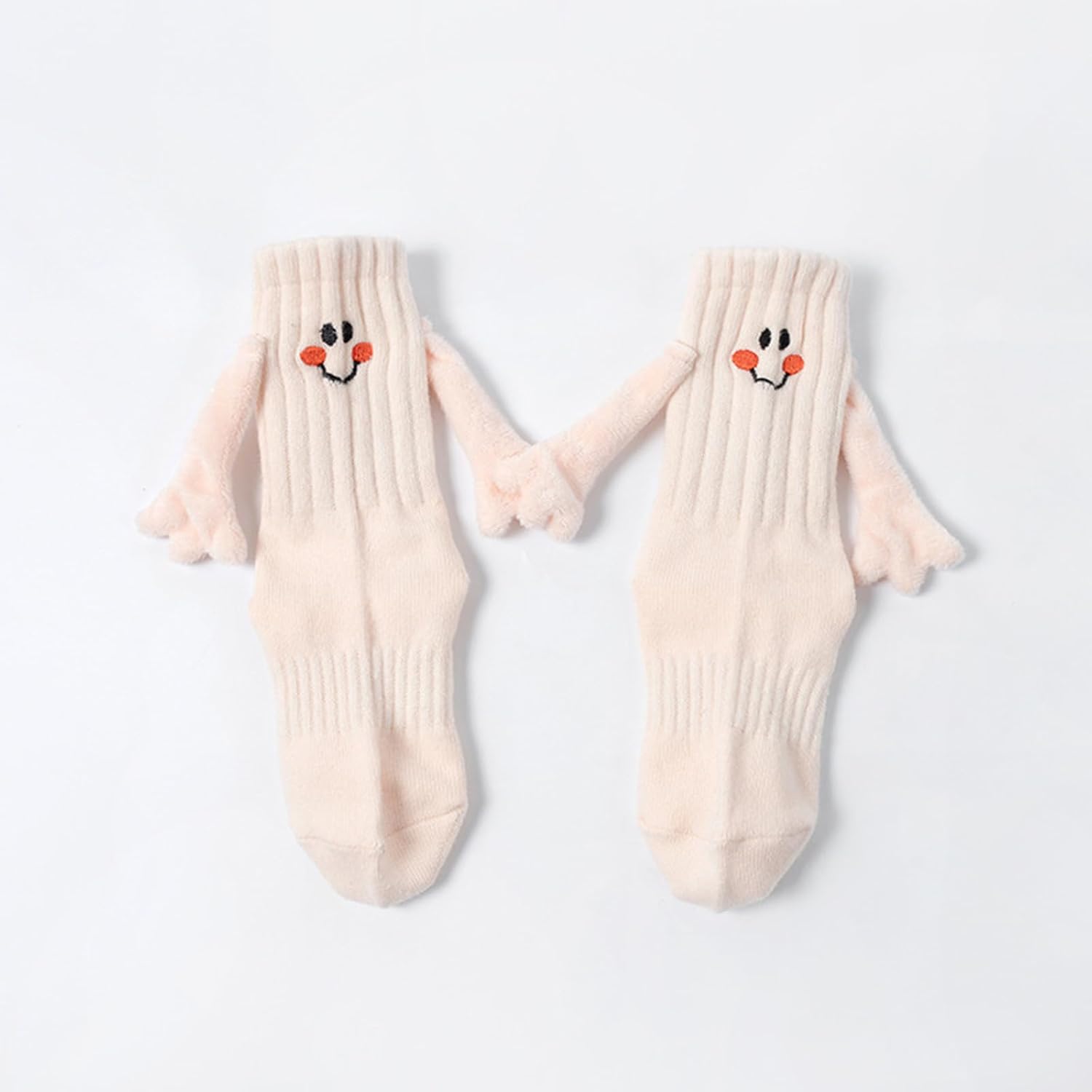 Honganda Funny Kids Baby Girl Boy Holding Hands Socks - Silly Smile Crazy Novelty Gift for Toddlers 1-9 Years - Image 7