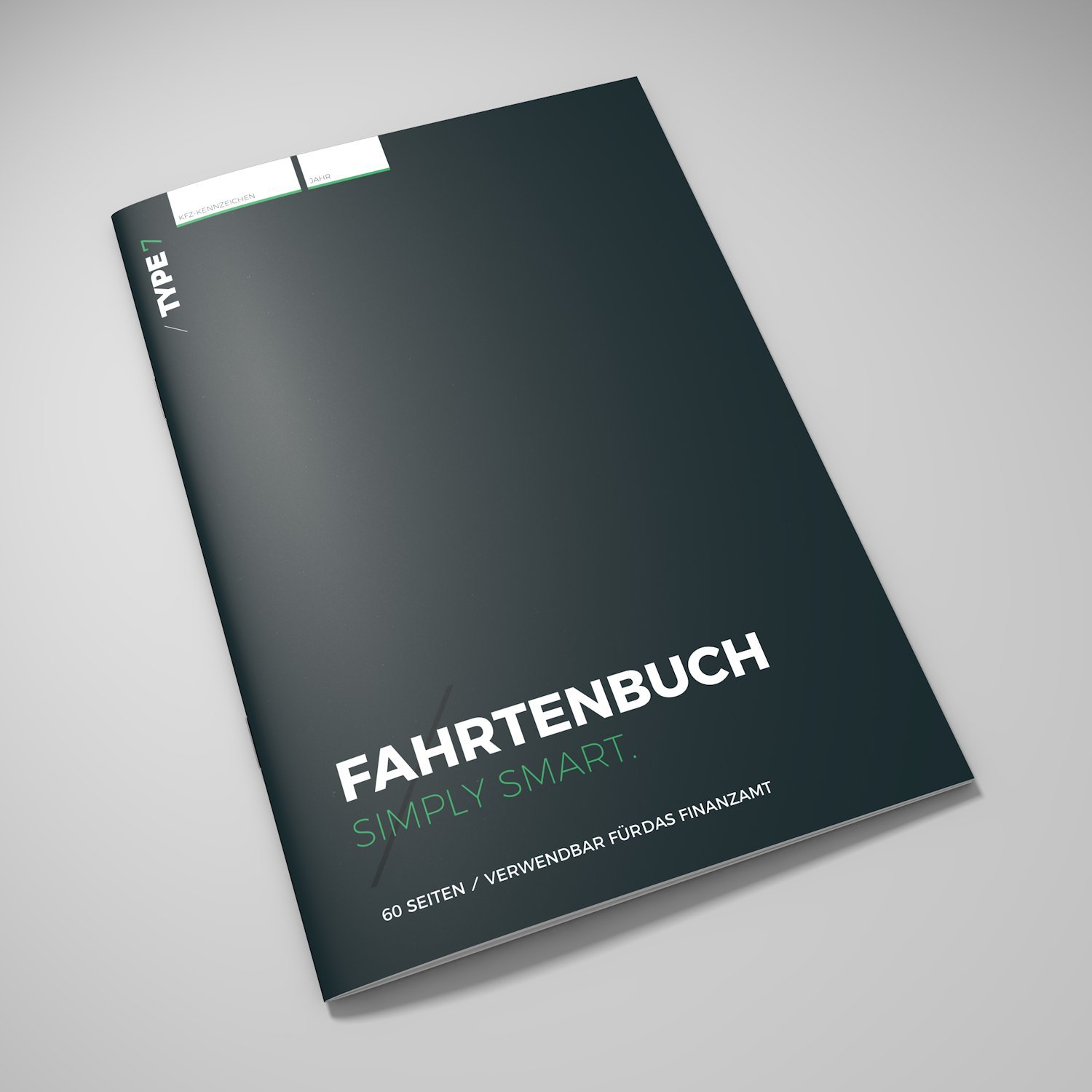 Type 7 - Premium-Fahrtenbuch, DIN A5, 60 Seiten, für Finanzamt geeignet - für PKW und LKW - Für Deutschland und Österreich