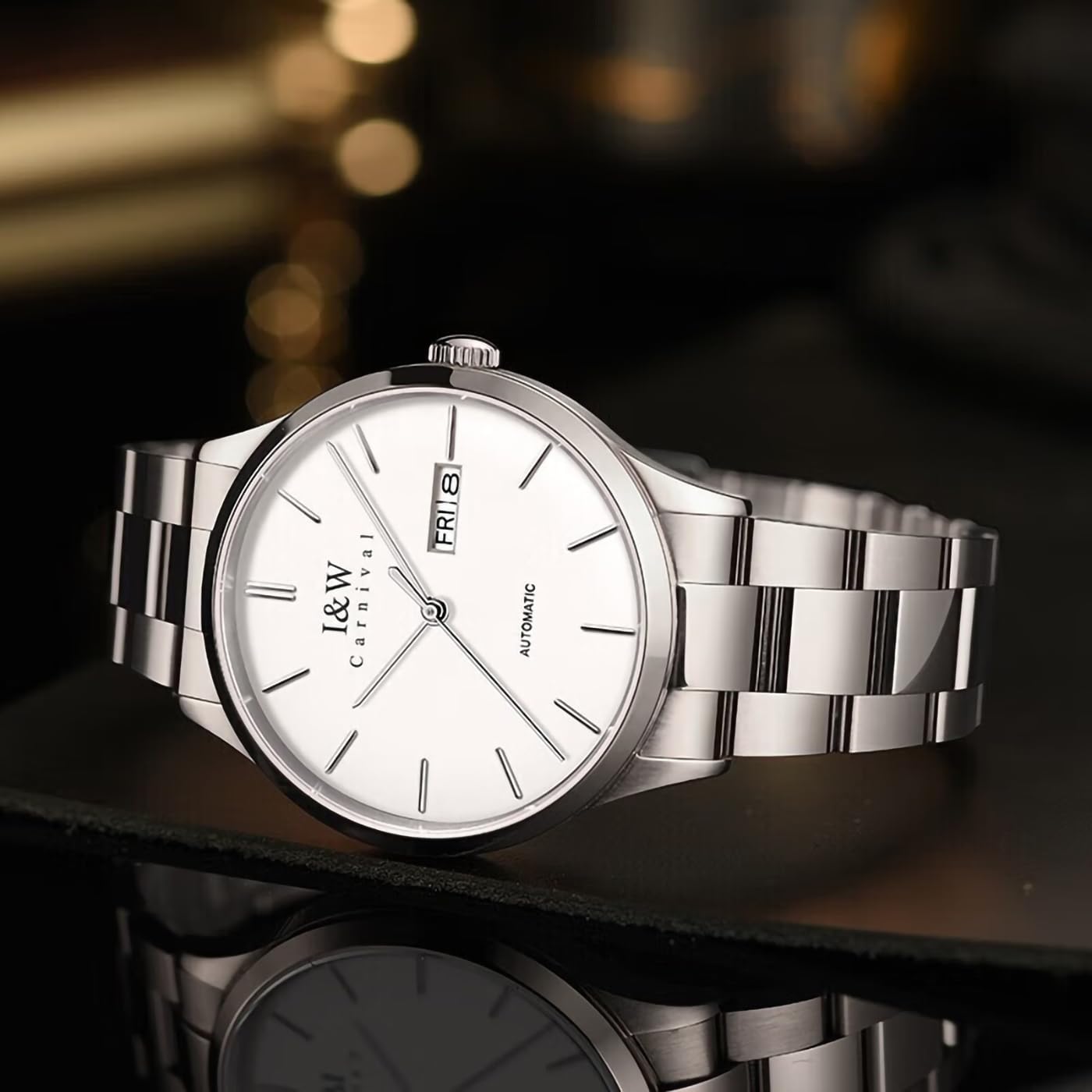 TEINTOP I&W Automatik Uhr Herren Mechanische Uhren Japanische Bewegung Armbanduhren