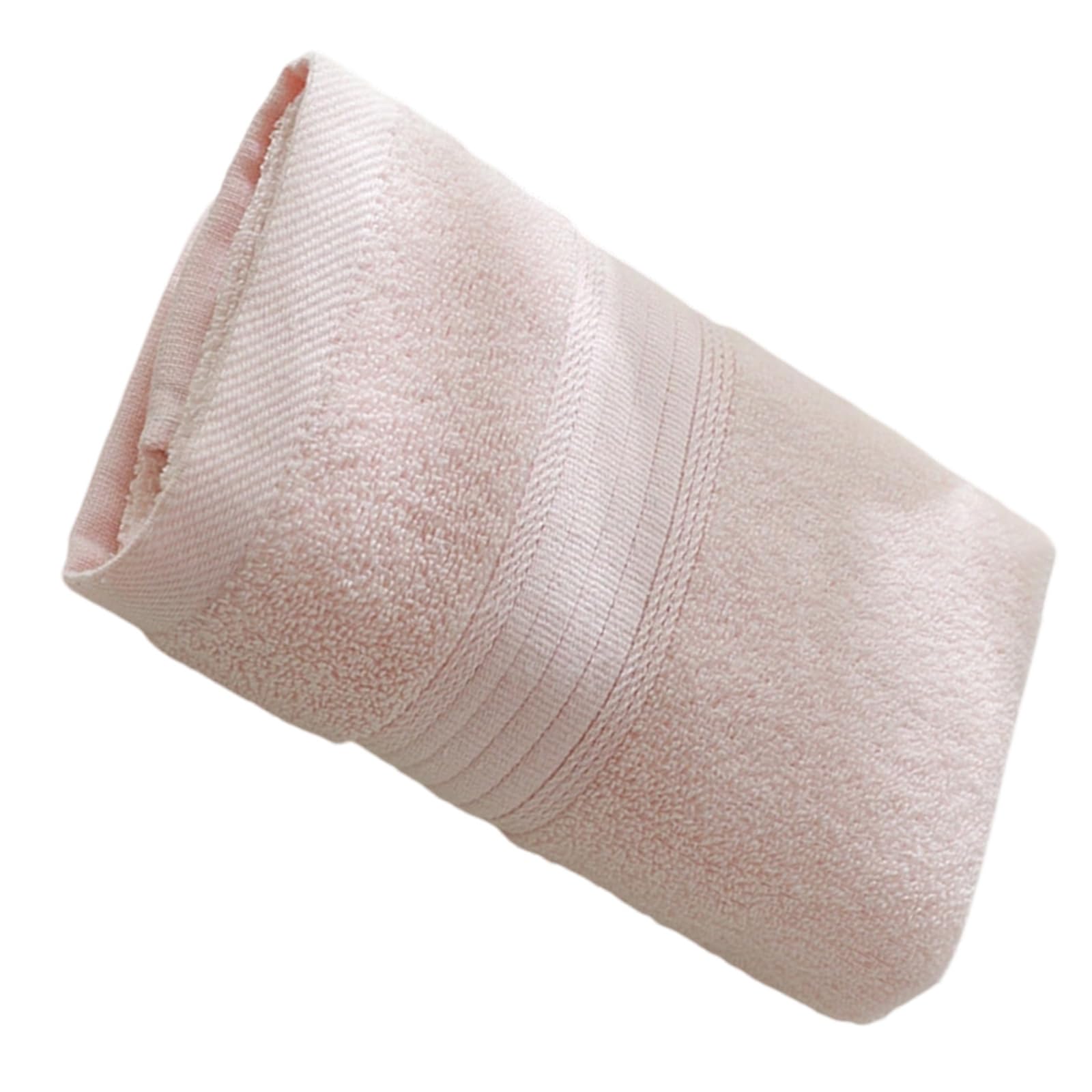 Msioytog Color Cotton Towel Durablility Machine Washable Bath Towel for Everyday and Fitness Use Soft
