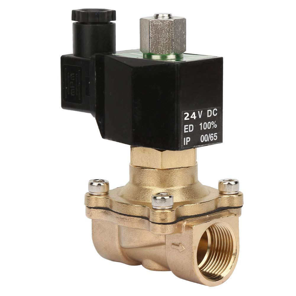 ELETTROVALVOLA IN OTTONE valvola di ritegno elettromagnetica Das EUR 16