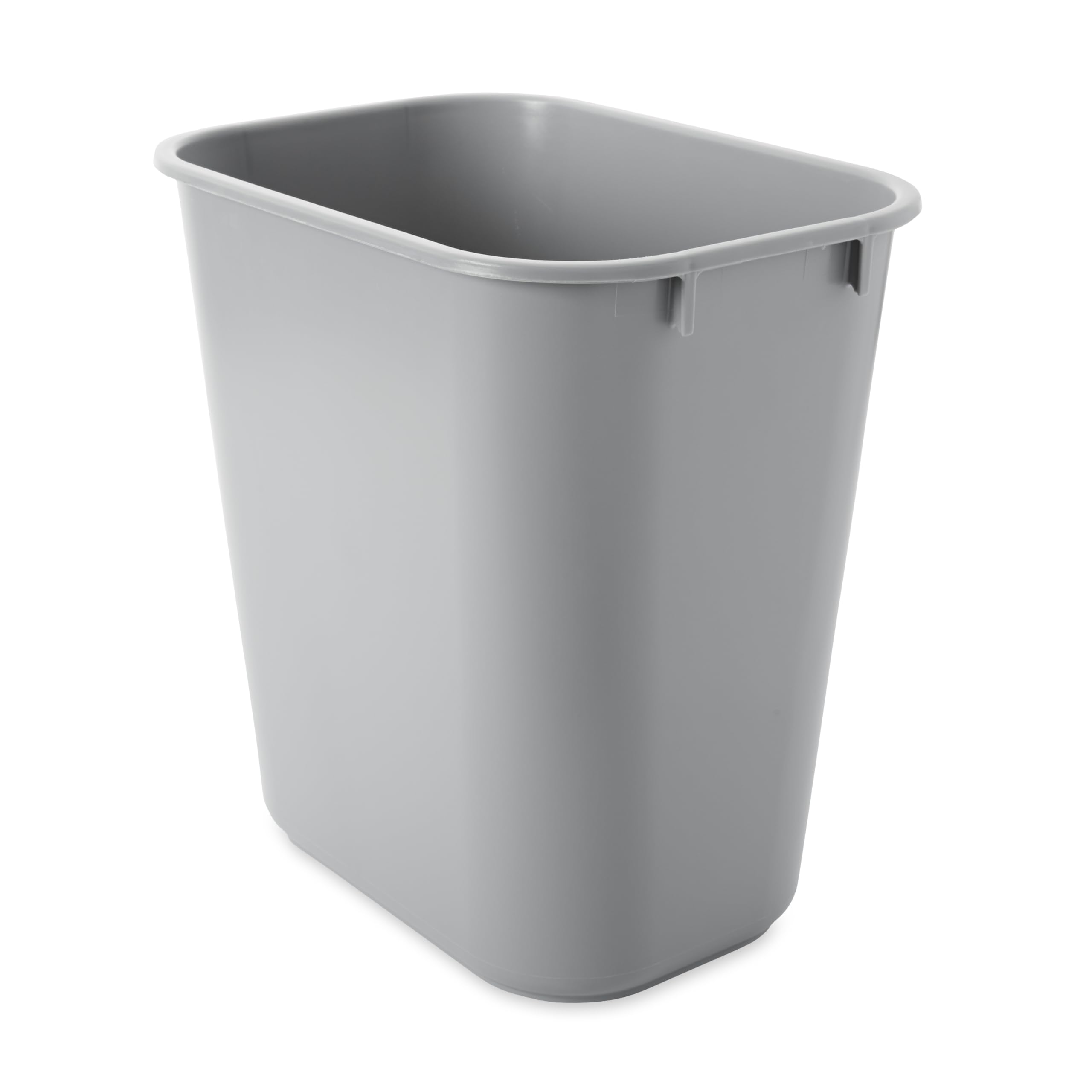 Rubbermaid Commercial Products Commercial 13-5/8 cala LLDPE prostokątny Small Deskside Trash Can - Grey