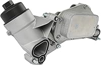 Vista 7 de Adaptador de conjunto de carcasa de filtro de enfriador de aceite de motor con junta, inserto, tapa compatible con Chevy Cruze Sonic Malibu Aveo