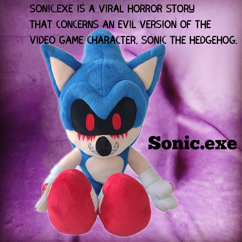Amazon.co.jp: 14.6インチSonic.exeぬいぐるみ、ダークアンドブラッド