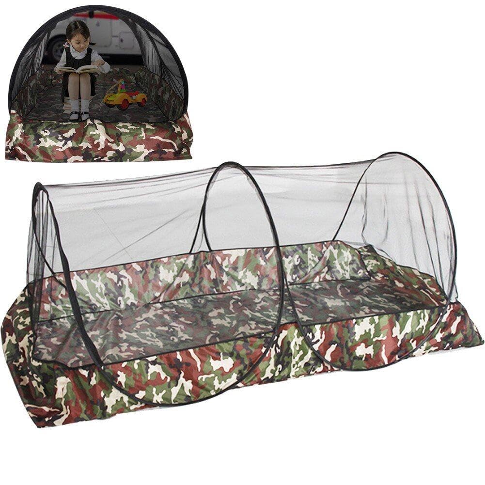 Moustiquaire De Camping Pliable, Tente De Lit, Anti-piqûres De Moustiques, Double Porte, Pergolas, pour en Plein Air