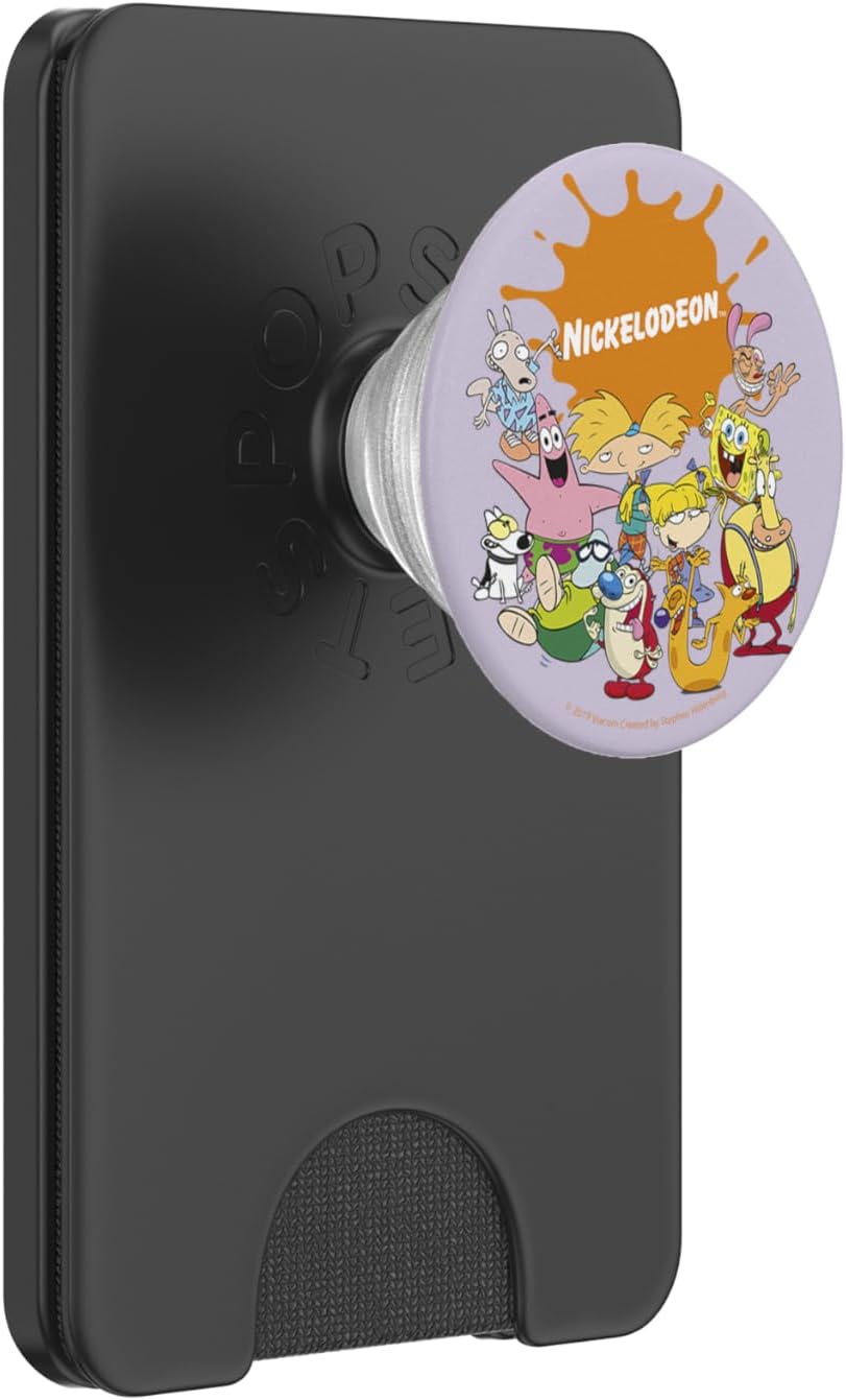 Nickelodeon Splatter Logo Group Shot PopSockets PopGrip for MagSafe
