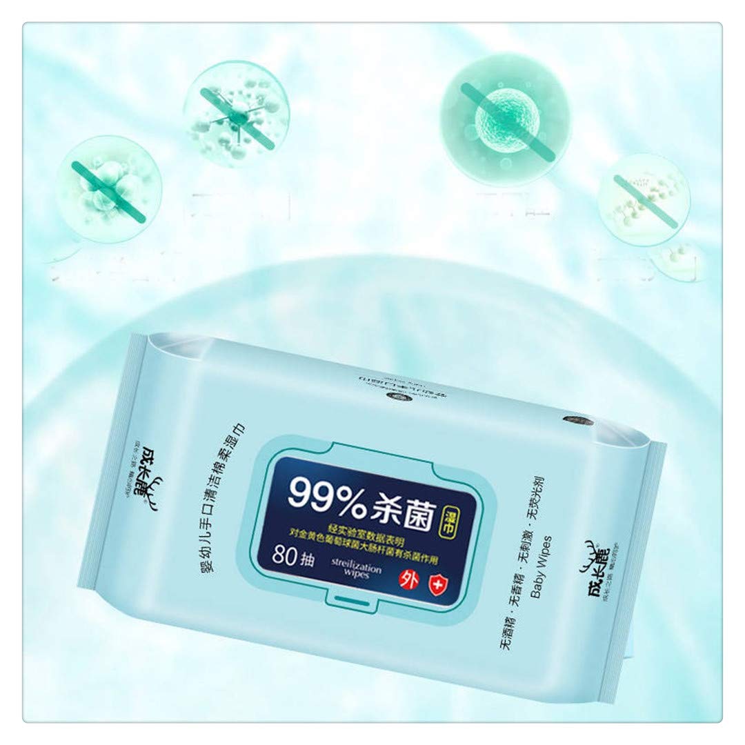 Xshuai 2020 Antibacterial Wet Wipe Tissue Clean Hand Health Care 80 Wipes/Pack