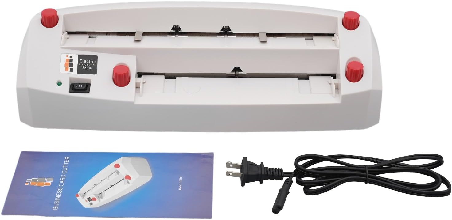 20W Electric Business Card Cutting Machine, Automatic Business Card Slitter, Business Card Cutter, Applicable Paper Size A4