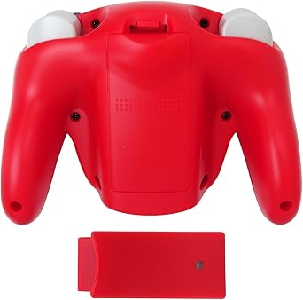 クラシック ワイヤレス コントローラー Nintend Gamecube コンソールに適合、NGC GC コンソール用ワイヤレス ゲームパッド、レシーバー/アダプター付属 オレンジ