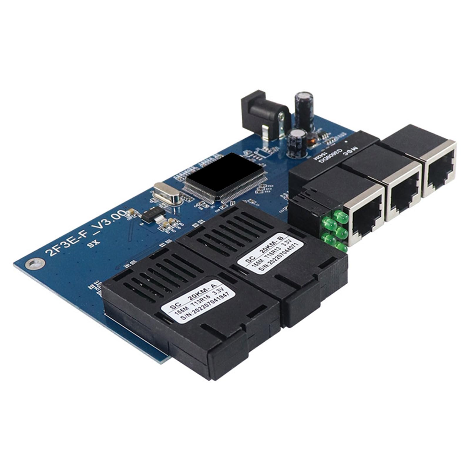 Convertisseur de fibre optique 2 émetteur-récepteur fibre 3 Ethernet à fibre optique Configurations faciles et faible maintenance dans les centres de données Convertisseur de médias