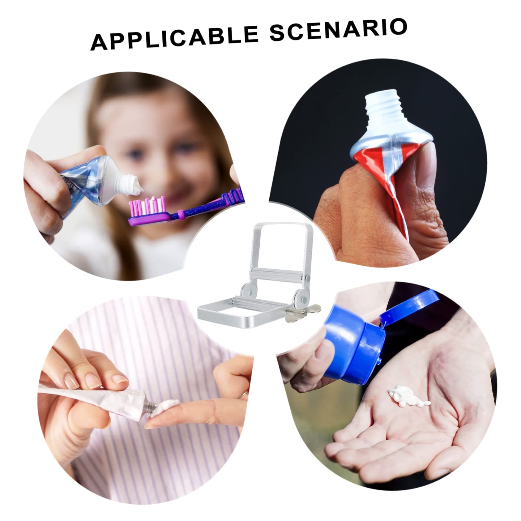 3 Piezas Exprimidor Pasta para Squeezer para Cosméticos Práctico y Reutilizable de Usar