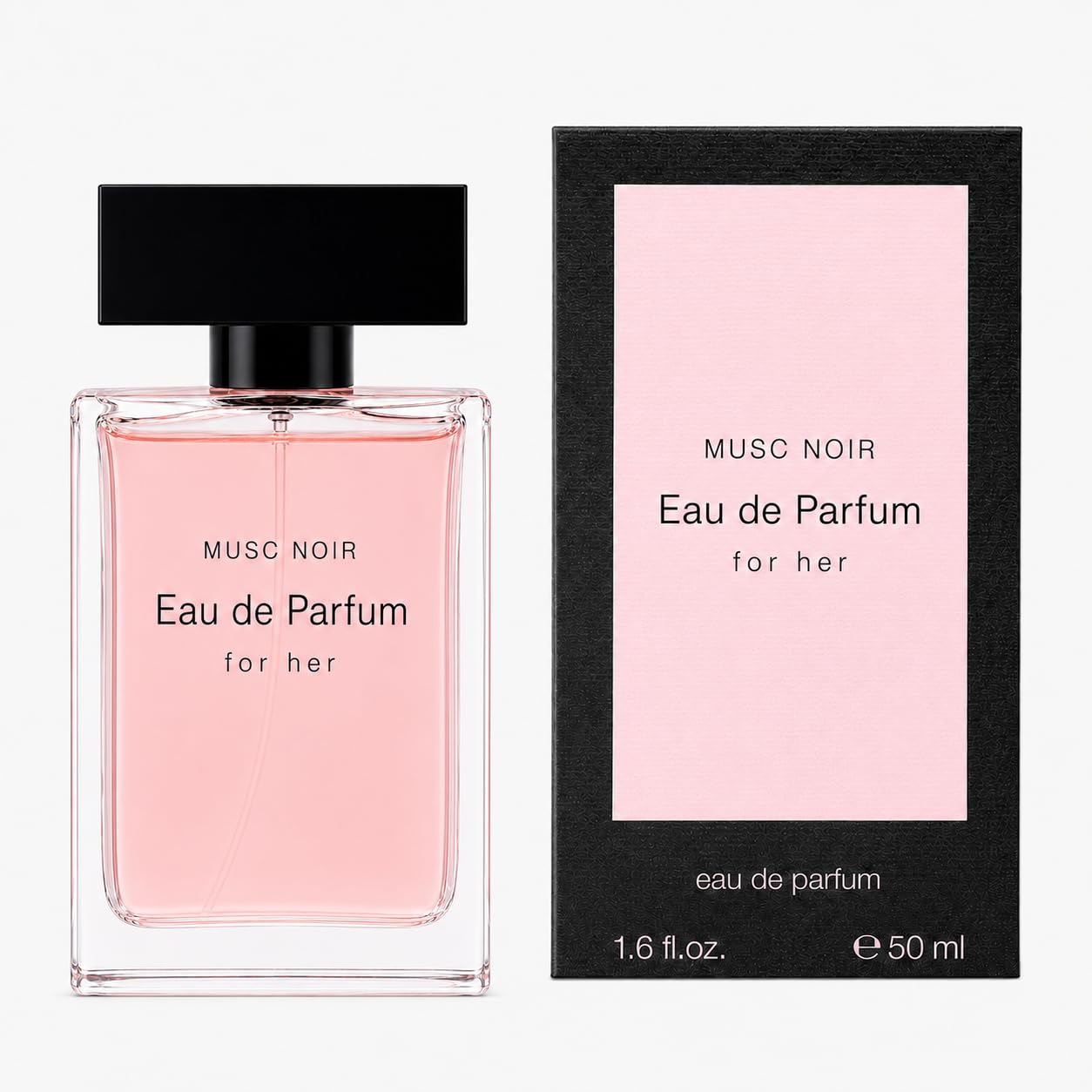 Musc Noir for Her Eau de Parfum, Profumo Femminile, Fragranza Agrumata,50 ml