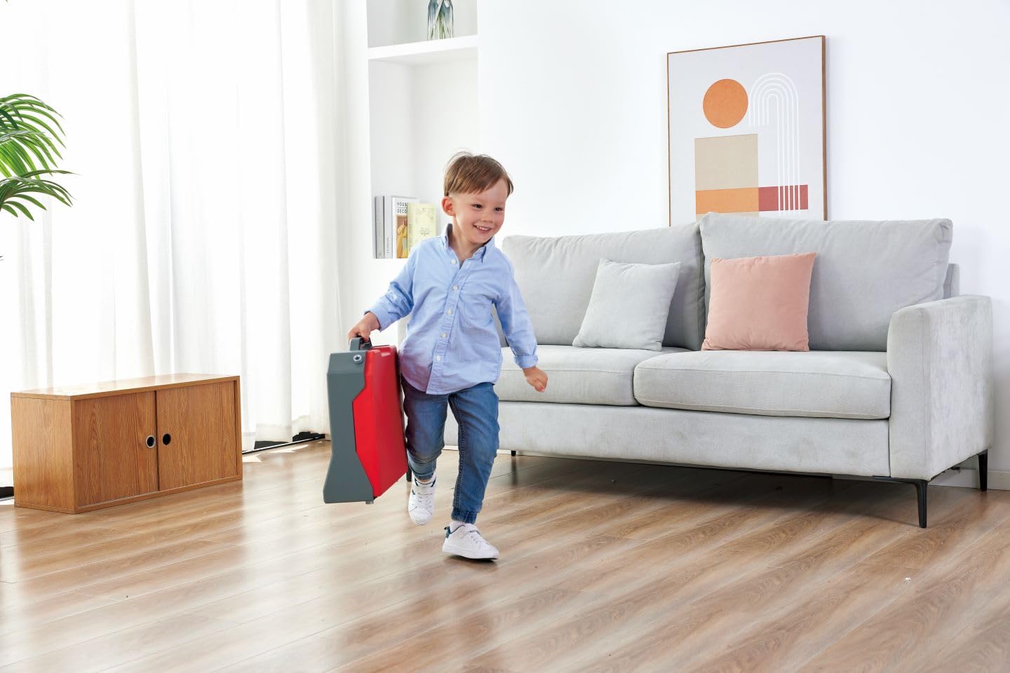 Hape Junior Inventor - Banco da Lavoro Officina - Giocattolo di Altezza Regolabile con Utensili per Gioco di Ruolo Piccolo Meccanico dai 3 Anni