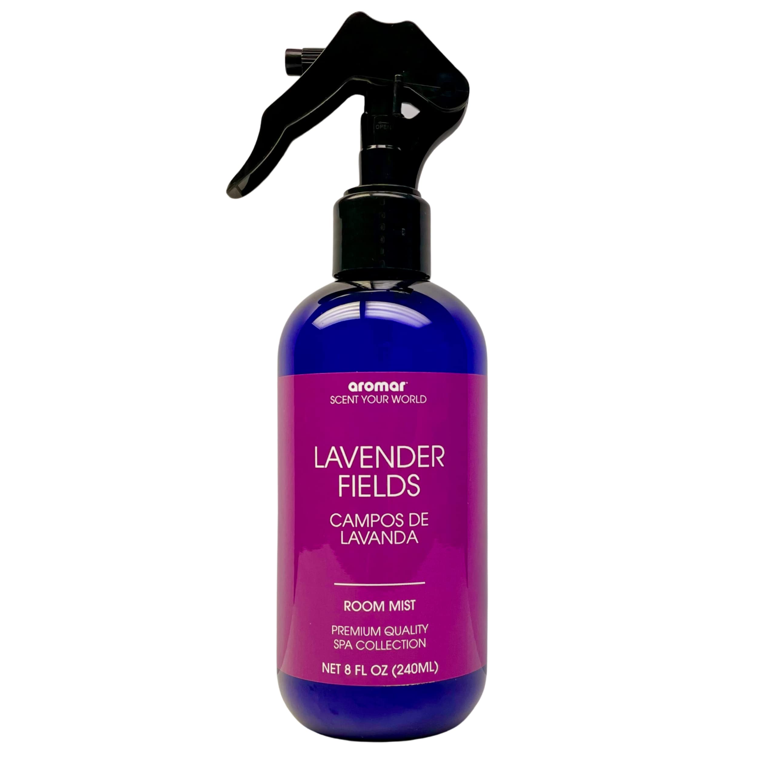 Aromar Essential Room Mist and Fabric Spray with Natural Freshener Aromatherapy for a Fresh and Rejuvenated Home 8 oz Lavender Fields