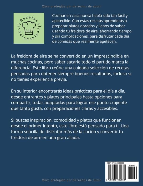 Miniatura 2 de 50 Recetas en Freidora de Aire Fáciles y Crujientes Platos rápidos para cocinar sin aceite con resultados irresistibles (Spanish Edition)