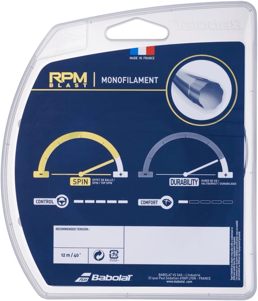 Babolat RPM Blast Black Tennis String Set in Multipacks (1-2-4-6-8-Packs)