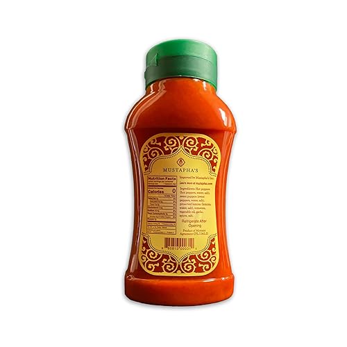 Miniatura 2 de Mustapha's Harissa Hot Sauce - Pasta de pimiento picante original del norte de África, sin azúcar, sin conservantes, sin OMG, vegana, apta para