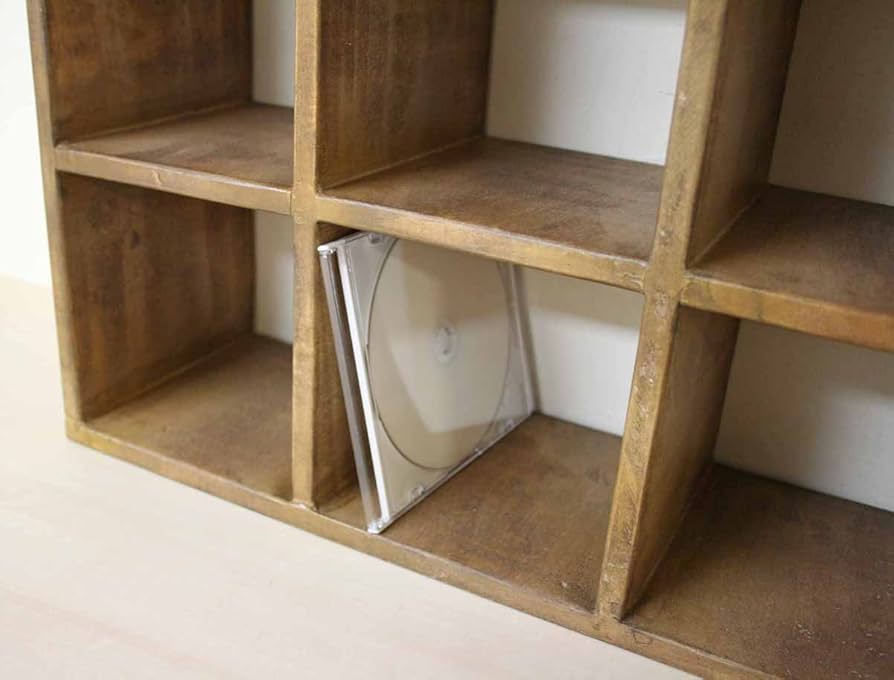 Amazon.co.jp: キュービックラック9 木製収納棚 卓上ラック