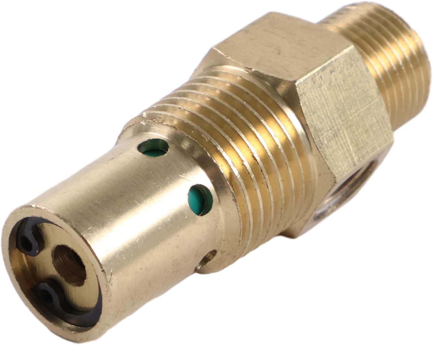 CV221513AV Air Compressor Check Valve Compatible with Campbell Hausfeld 1/2 Male NPT Tank X 3/8" Compression Tube 1/8" NPT Unloader Port