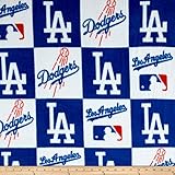 MLB Los Angeles Dodgers Fleece, Fabric by the Yard