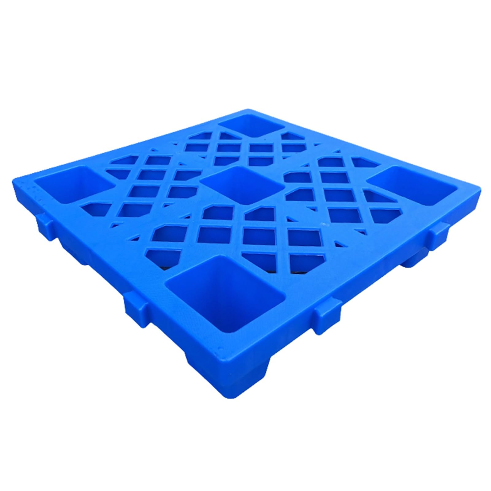 GOCHUSX Lightweight Plastic Pallets, Spliceable Outdoor Breathable Grid Platform, Breathable Grids Article Racks for Garages, Kitchen and Basement(50x50x10cm-1PC)