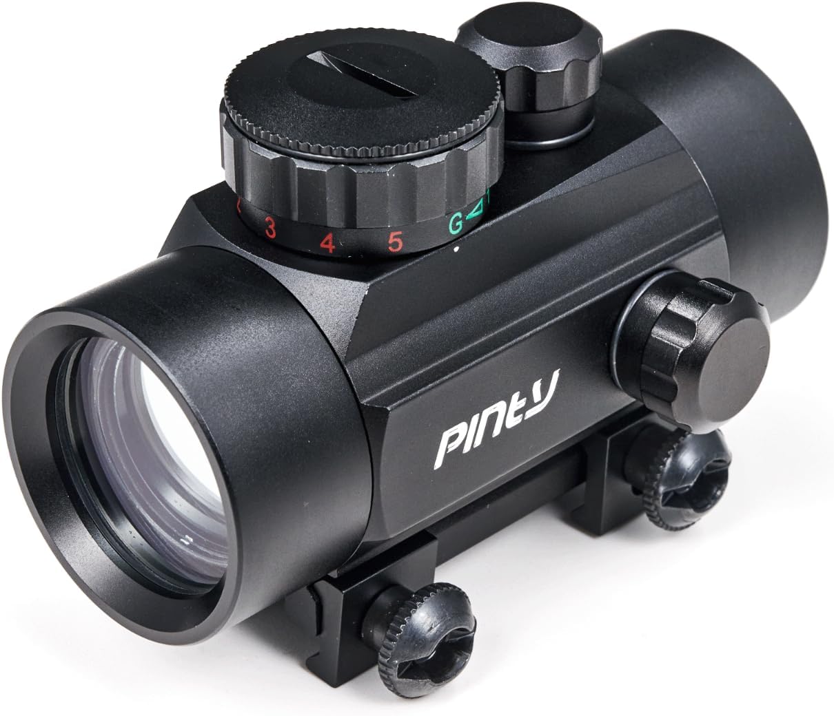 PINTY Red Dot Sight Reflex Optics with Multiple Reticles, Compact Tactical Rifle Scope for Picatinny Rail, Pistol, Airsoft