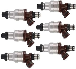 LIANGYIMEI 6Pcs Accesorios De Coche Inyectores De Combustible 23209-65020 para Toyota para Pickup 3.0L para 4Runner 1989 1990 1991 1992 1993 1994 1995 Inyector de Combustible