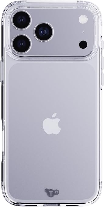 Tech21 EvoLite Case for iPhone 17 Pro Max Clear | Slim Protective Case | Impact Protection | Wireless Charging Compatible